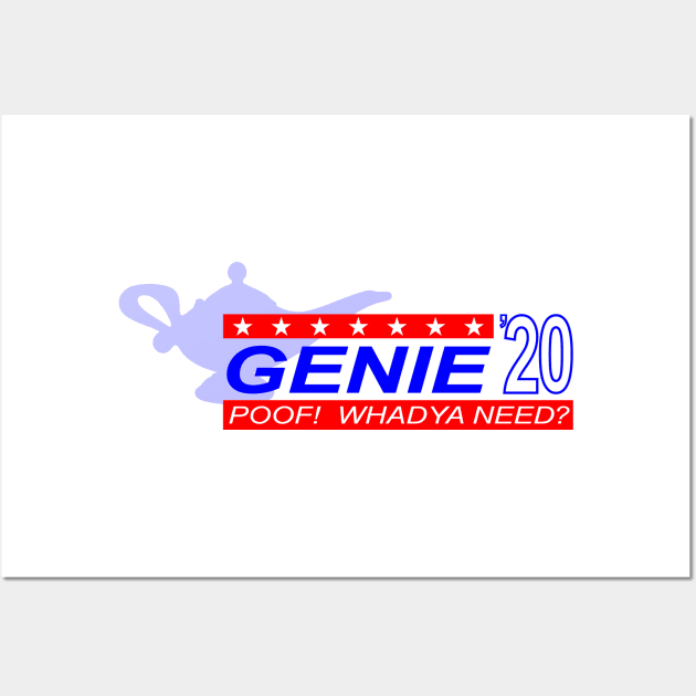 Genie Presidential Campaign Wall Art by GrumpyVulcanCampaign